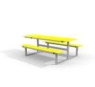 Picknickkombi Tisch & Bänke barrierefrei (HPL, ohne Rückenlehne)