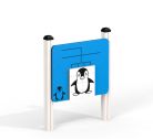 Puzzlespielwand Pinguin