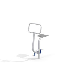 Outdoor-Fitnessgerät Fahrrad mit Handbügel