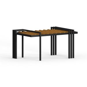 Pergola Holz & Stahl V