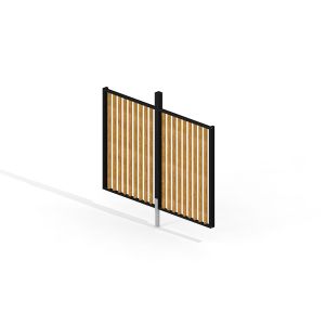 Doppelpergola-Wand 2