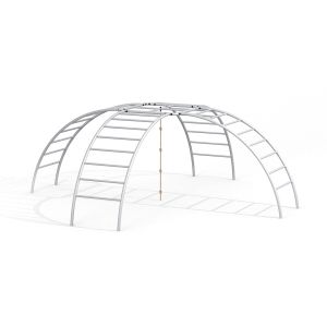 Kreuzbogen Klettergeruest mit Tau