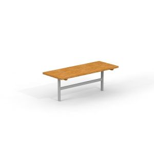 Tisch mit Stahl-Unterbau