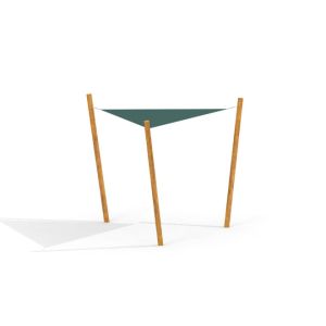 Sonnenschutz Dreieck 3x3x3 Nature