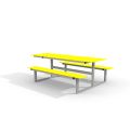 Picknickkombi Tisch & Bänke barrierefrei (HPL, ohne Rückenlehne)