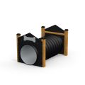 Einzelner Agility-Tunnel